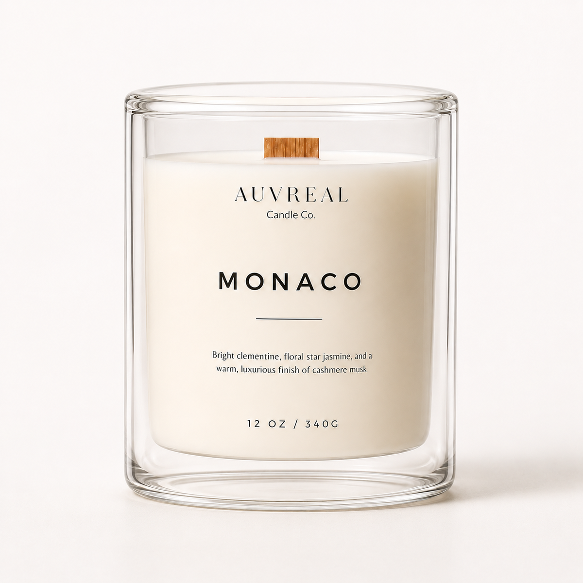 Monaco Luxury Candle | Auvreal Candle Co.